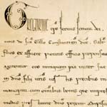 Papstbulle (Lateran, 13. Februar 1234): Papst Gregor IX. nimmt das Spital St.Gallen mit allen Gütern und Rechten in seinen Schutz und bestätigt die vom Bischof erteilten Freiheiten und Immunitäten.